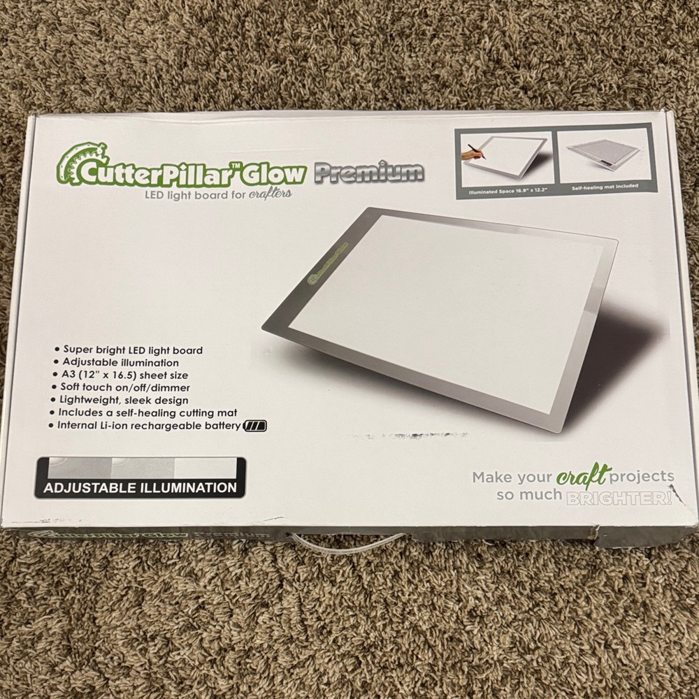 Glow Premium LED Light Board - Silver